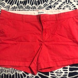 Old Navy Everyday Red Shorts